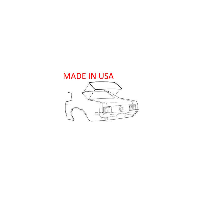 Rear window seal, Coupe 69-70