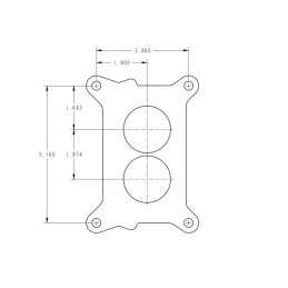 Vergaser Holley Street Avenger 2V 350CFM E-choke 64-73