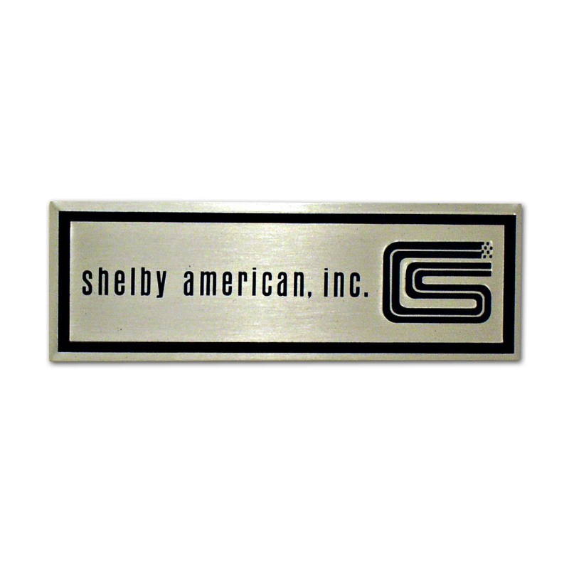 Emblema della soglia della porta Shelby (coppia) 65-66