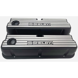 Ventildeckel Shelby schwarz 289 302 351W (paar) 64-73