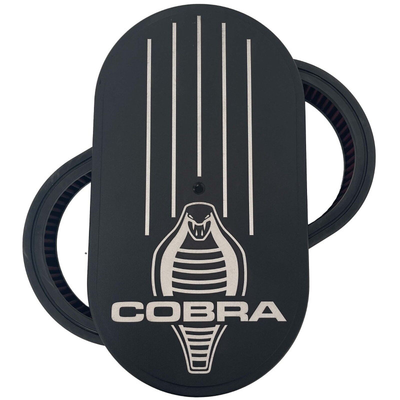 Luftfilter oval Shelby Cobra schwarz 64-73 Luftfilter oval Shelby Cobra schwarz 64-73