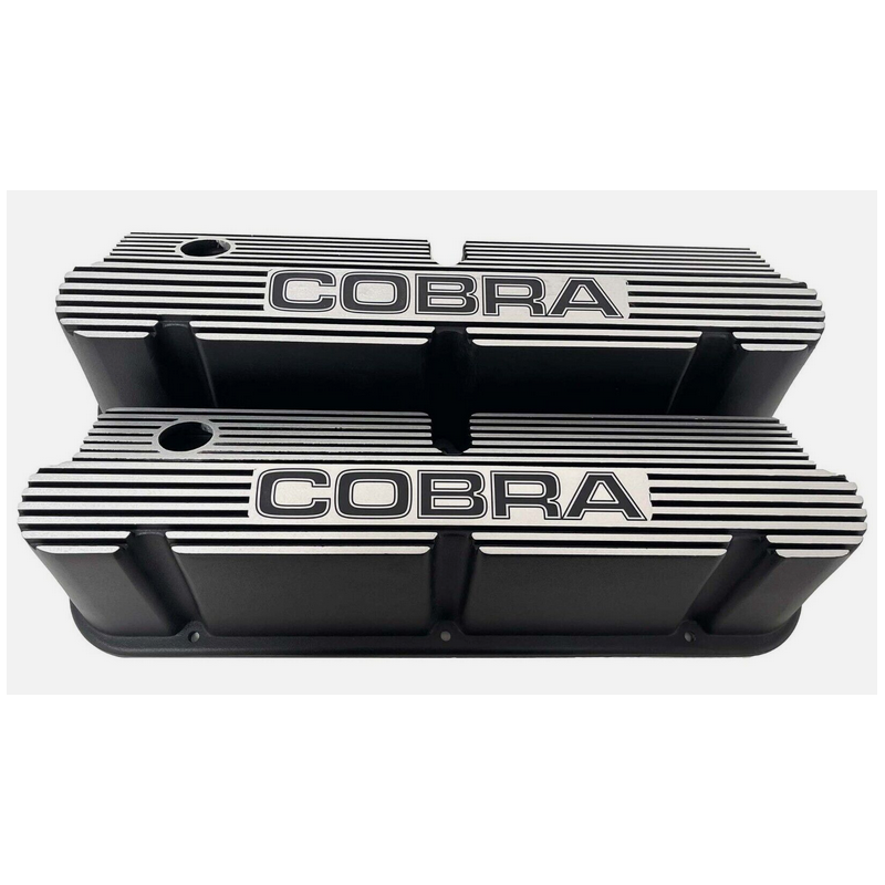 Ventildeckel COBRA schwarz 289 302 351W (paar) 64-73 Ventildeckel COBRA schwarz 289 302 351W (paar) 64-73