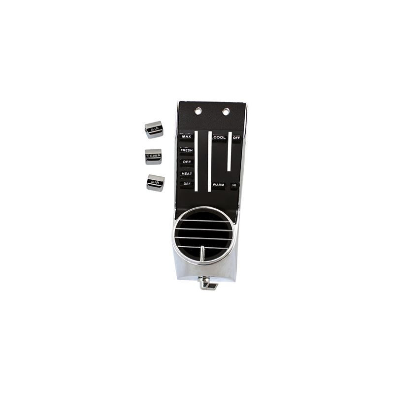 Left air conditioning blowing grille, black 67 Left air conditioning blowing grille, black 67