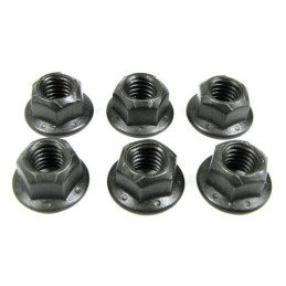 Shock Tower Nuts Black 67-73