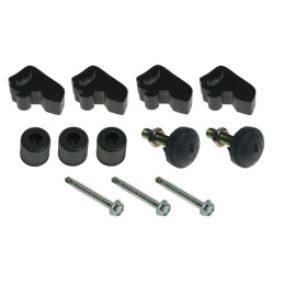 Rubber Hood Bumper Kit (14) 71-73