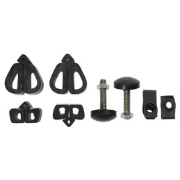 Hood mounting rubbers/stops complete 67-68