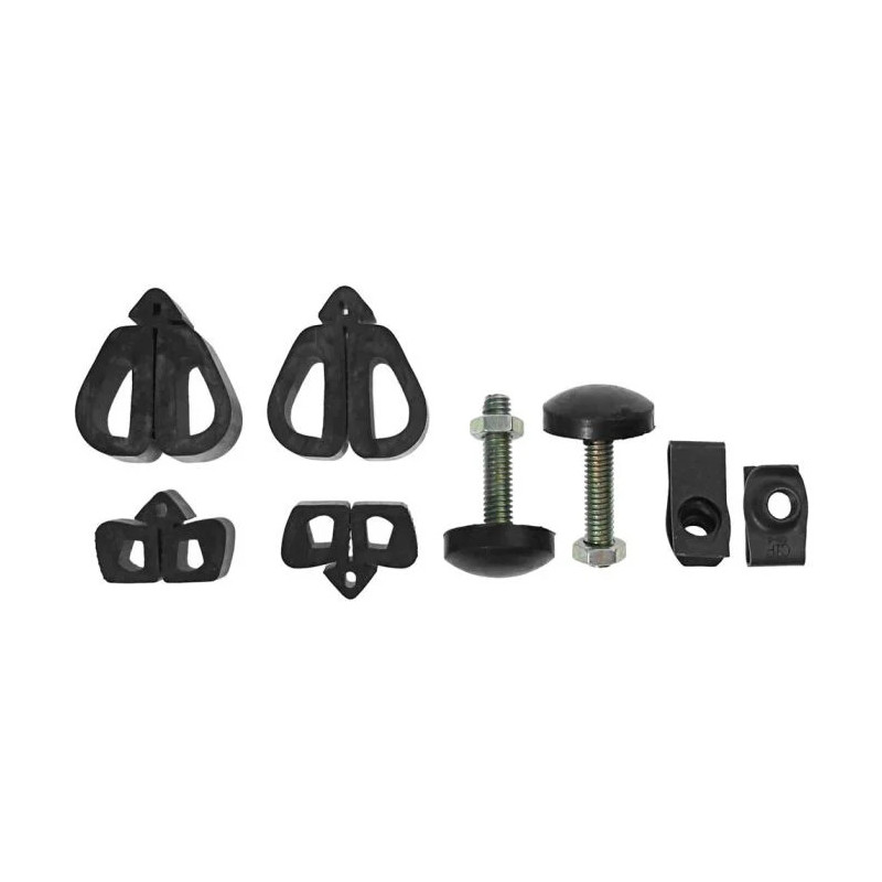 Hood & radiator bumpers kit 67-68