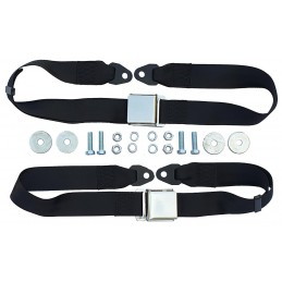Cinture di sicurezza Nero (coppia) 65-73