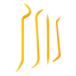 Kit de démontage des baguettes de garniture des emblèmes des panneaux de porte 64-73