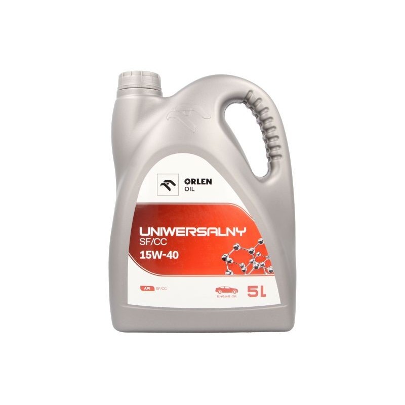 Motor oil 15W40 API SF 5L for the Ford Mustang 1964 to 1973 Motor oil 15W40 API SF 5L for the Ford Mustang 1964 to 1973