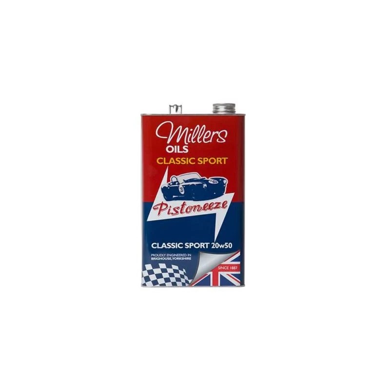 Engine Oil 20W50 API SJ ZDDP 5L