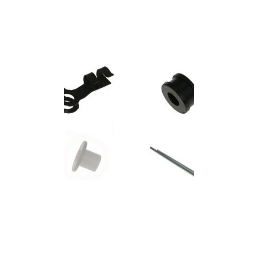 Accell linkage rod bushing/clip kit 64-67