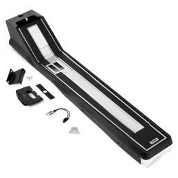 Mittelkonsole komplett schwarz Automatik o. Klima Ford Mustang 1964 1965 1966 / FM-BC007     C5ZZ-65045A36-AT