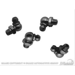 Grease nipple upper control arm angled 64-73