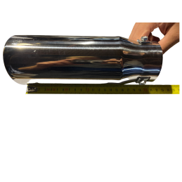 Garniture d'échappement 3" pour échappement de 2 à 2,5", coudée