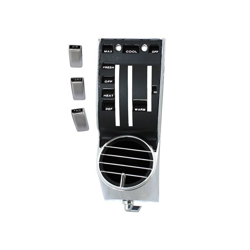 Left air conditioning blowing grille, black 68 Left air conditioning blowing grille, black 68