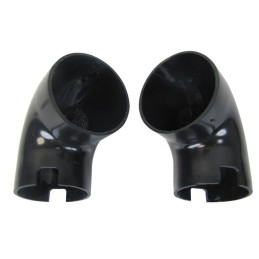 Angled connection for side air vents, air conditioning 67-68