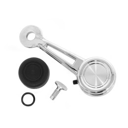 Mustang quarter window crank with black knob 68-70