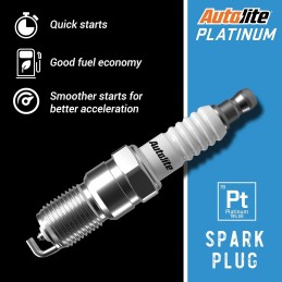 Spark plug, platinum autolite P45 64-73