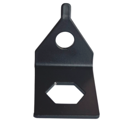 Brake hose mounting bracket to frame rail 67-70