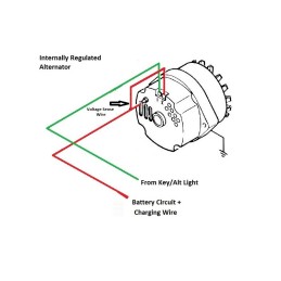 Lichtmaschine natur, integr. Regler, 100A 64-73