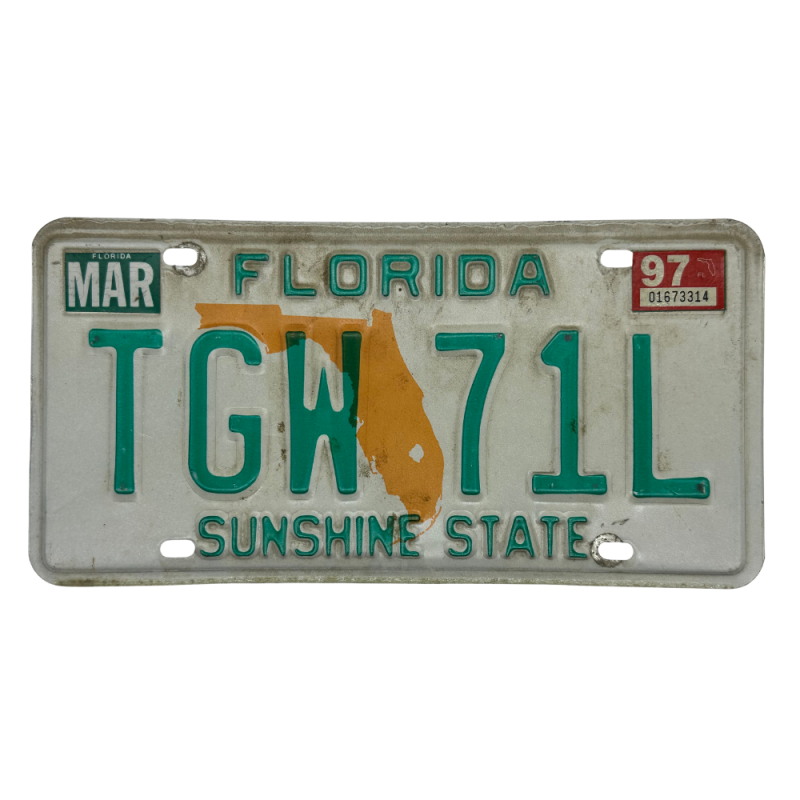 Florida license plate