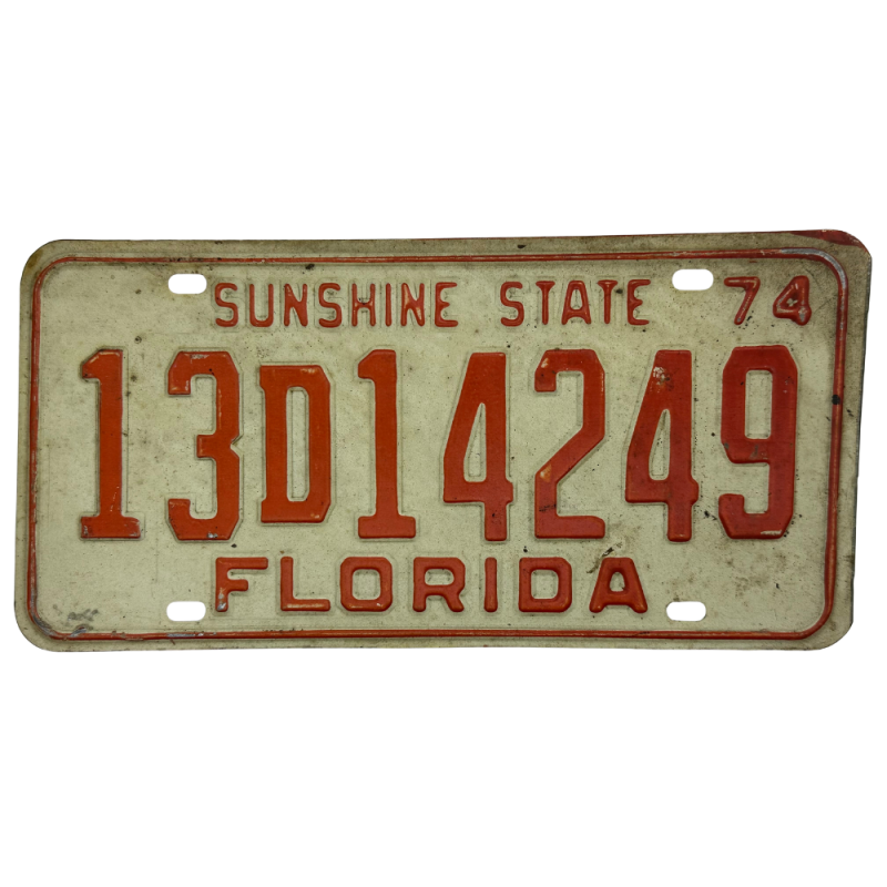 Florida -Nummernschild Florida -Nummernschild