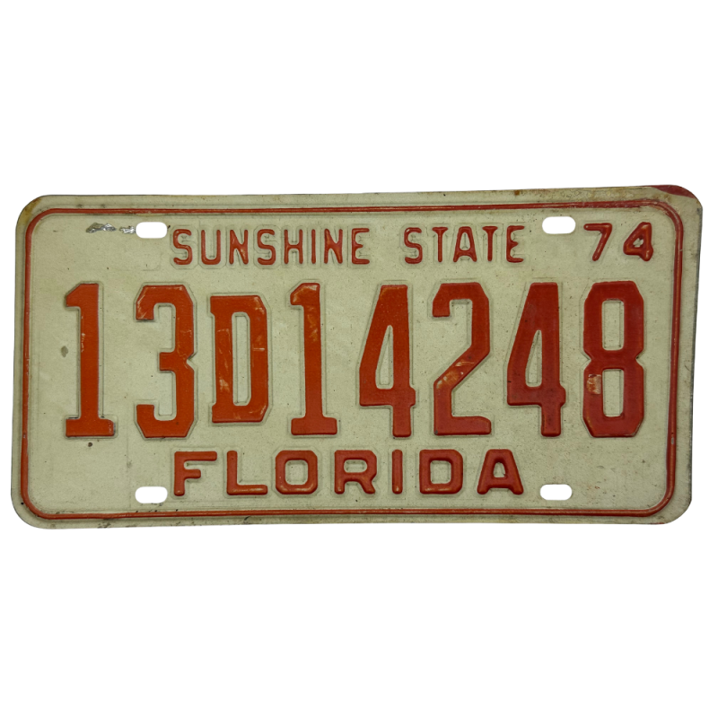Florida license plate
