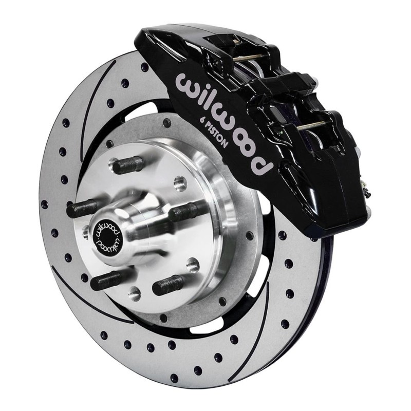 Front disc brakes Wilwood 6 piston, 65-69