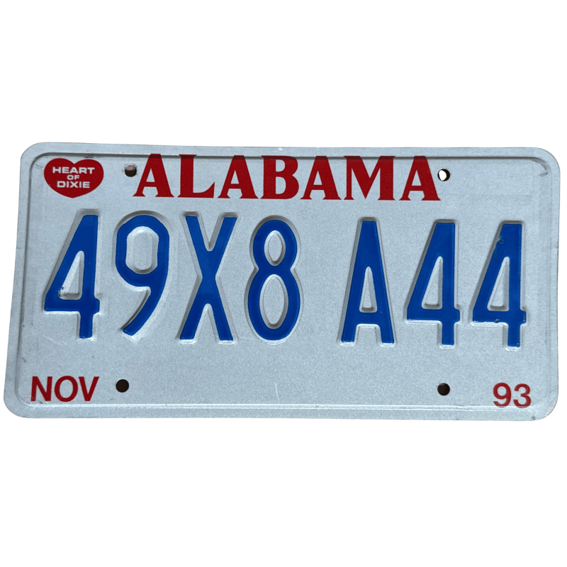 Alabama -Nummernschild