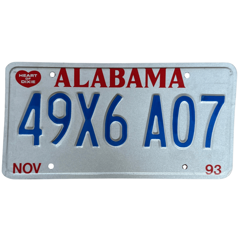 Alabama -Nummernschild