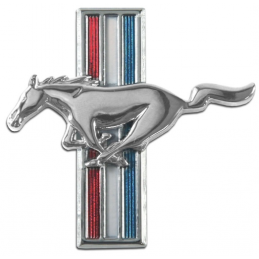 Emblem fender left 64-66