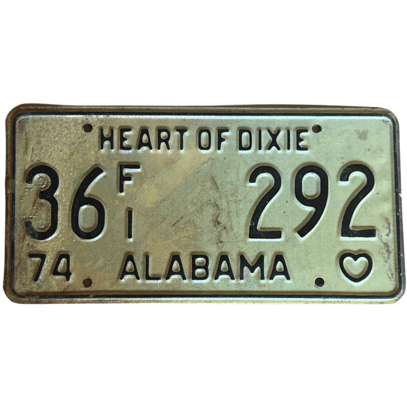 Alabama -Nummernschild Alabama -Nummernschild