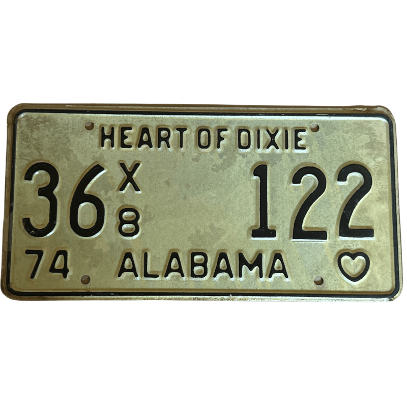 Alabama -Nummernschild
