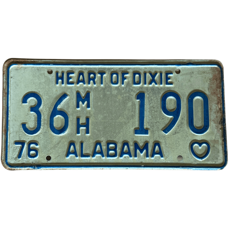 Alabama -Nummernschild