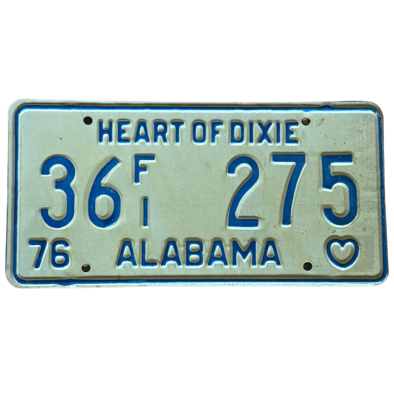 Alabama -Nummernschild