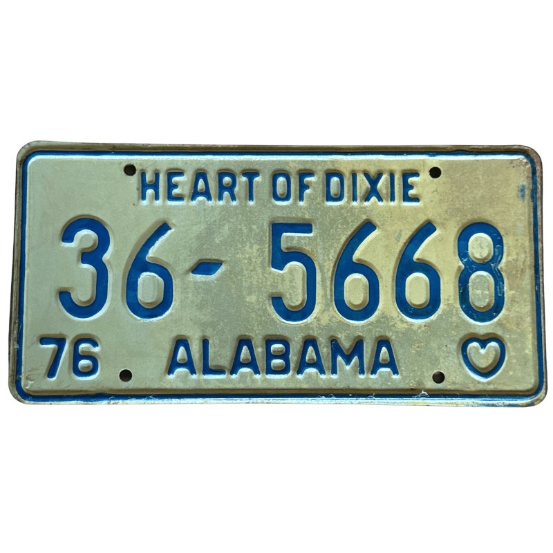 Alabama -Nummernschild