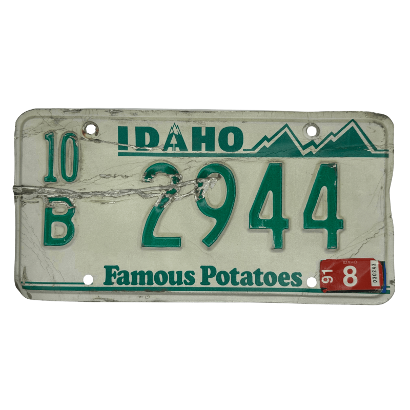 Placa de Idaho Placa de Idaho