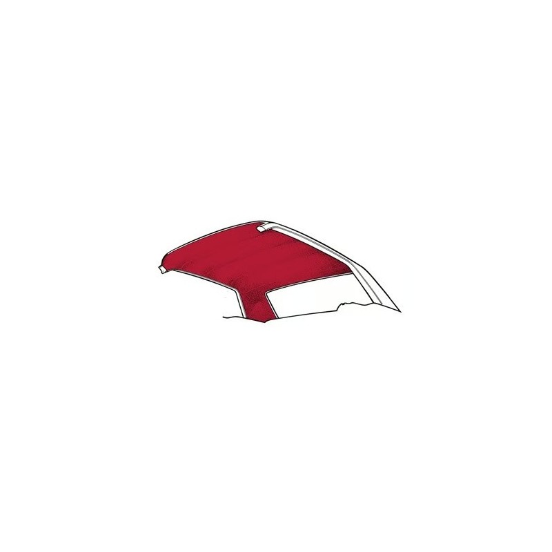 1964 - 1968 Ford Mustang Fastback Dachhimmel Dunkelrot (Maroon) / HL-FM-FB-65-DR HF-58-BB 20-7255-809 1964 - 1968 Ford Mustang Fastback Dachhimmel Dunkelrot (Maroon) / HL-FM-FB-65-DR HF-58-BB 20-7255-809