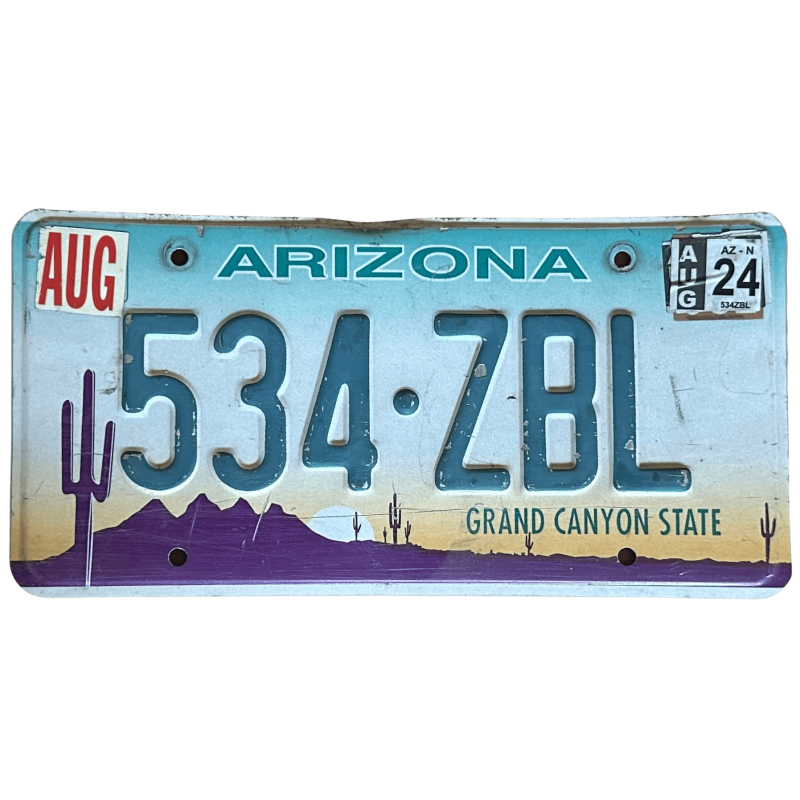 Arizona -Nummernschild Arizona -Nummernschild