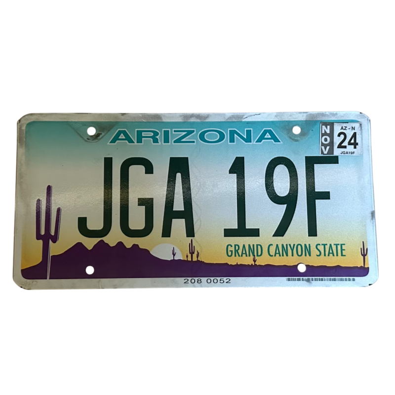 Arizona -Nummernschild Arizona -Nummernschild