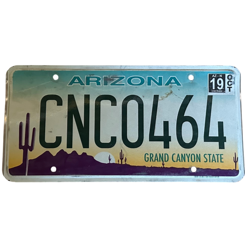 Placa de Arizona Placa de Arizona