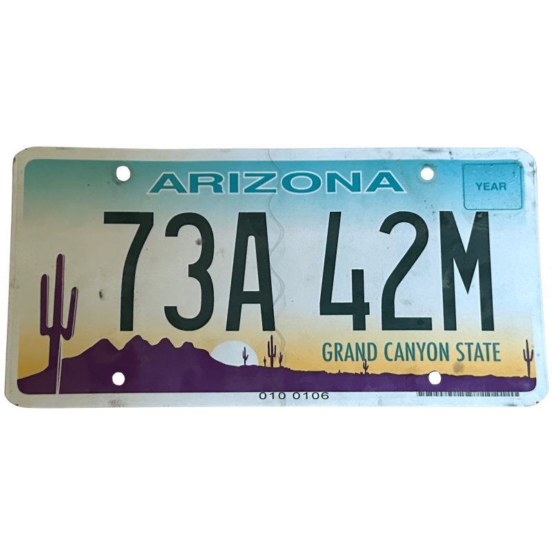 Placa de Arizona Placa de Arizona
