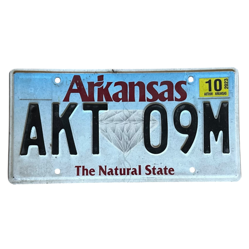 Arkansas Nummernschild Arkansas Nummernschild