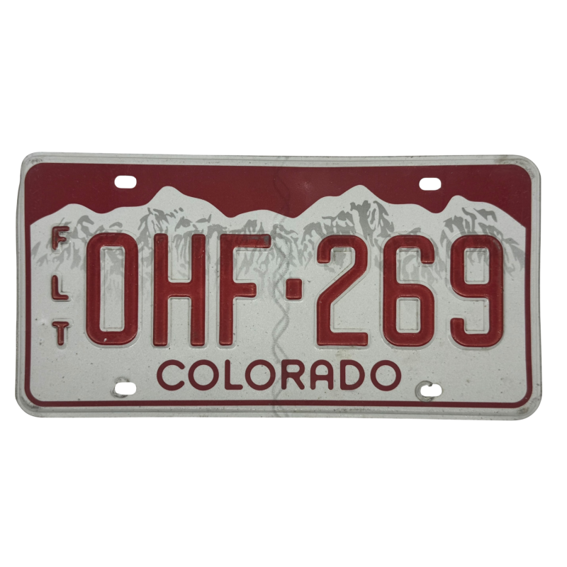 Placa de colorado Placa de colorado
