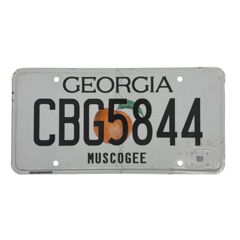 Georgia Nummernschild Georgia Nummernschild