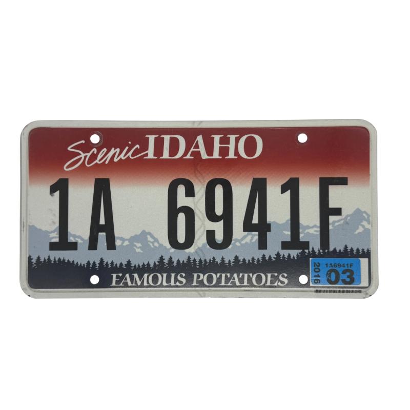 Idaho -Kennzeichen Idaho -Kennzeichen