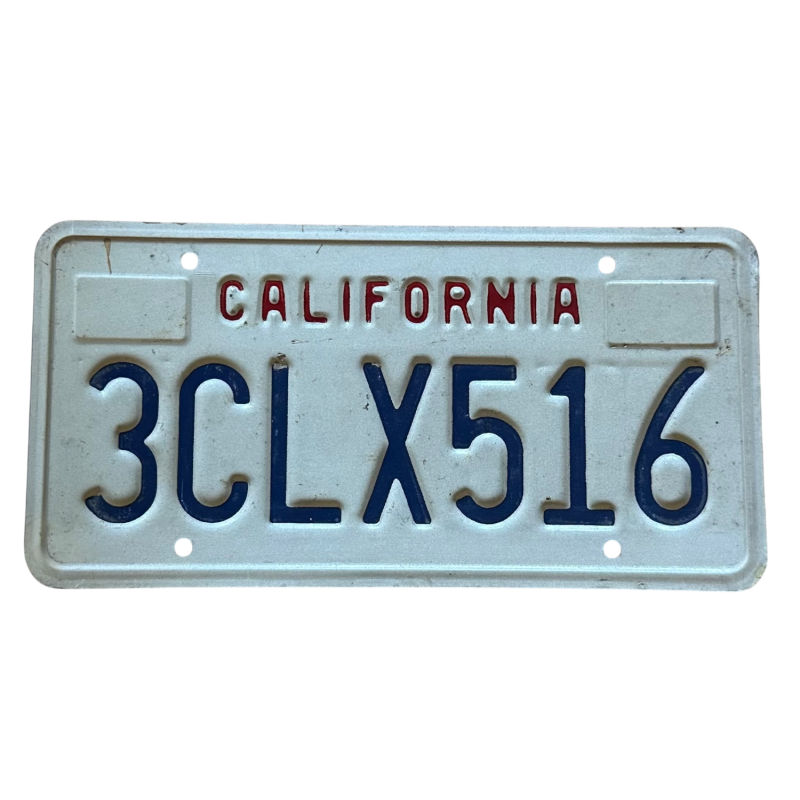 Plaque d'immatriculation de Californie Plaque d'immatriculation de Californie