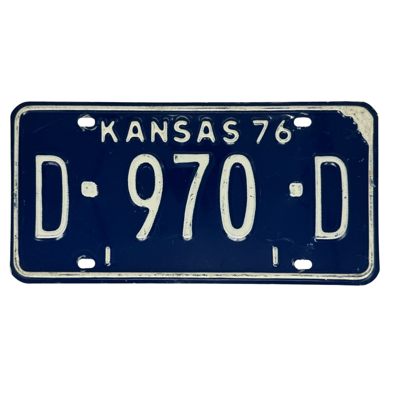 Kansas Nummernschild Kansas Nummernschild