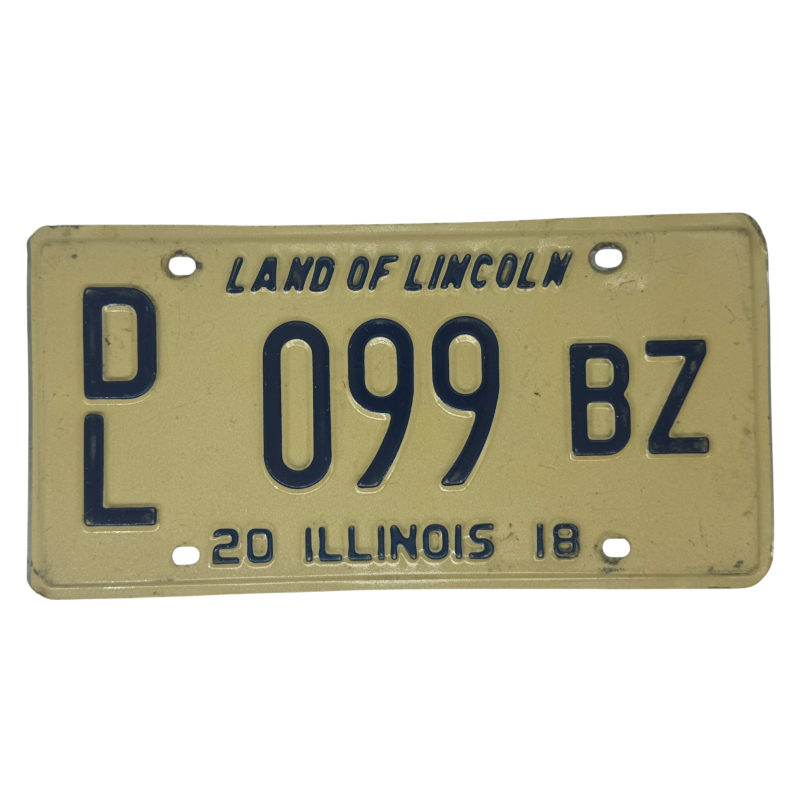 Illinois Nummernschild Illinois Nummernschild